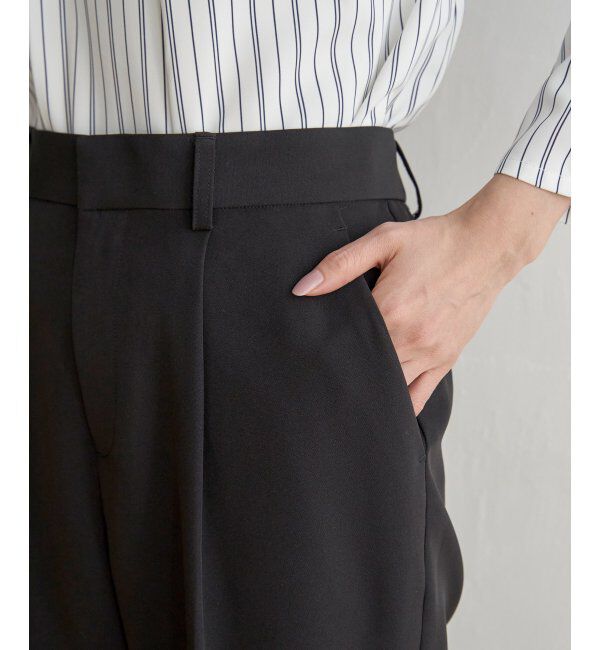 IKKA LOUNGE「【洗濯機で洗える／セットアップ対応】ウォッシャブルテーパードパンツ」|その他|