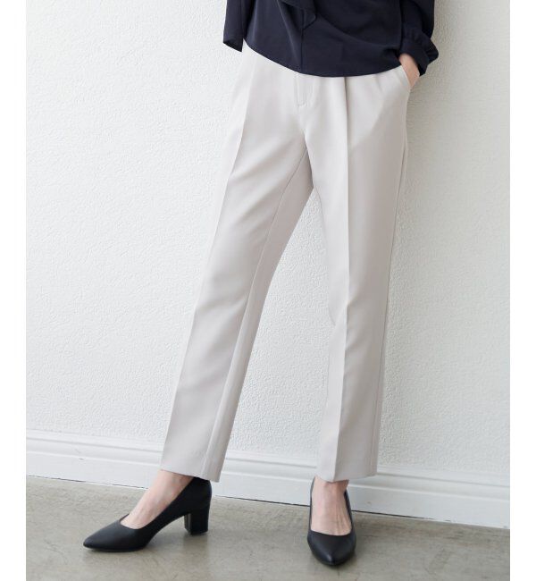 IKKA LOUNGE「【洗濯機で洗える／セットアップ対応】ウォッシャブルテーパードパンツ」|その他|