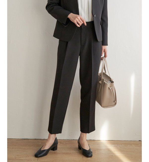 IKKA LOUNGE「【洗濯機で洗える／セットアップ対応】ウォッシャブルテーパードパンツ」|その他|