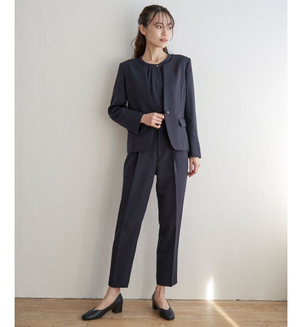 IKKA LOUNGE「【洗濯機で洗える／セットアップ対応】ウォッシャブルテーパードパンツ」|その他|