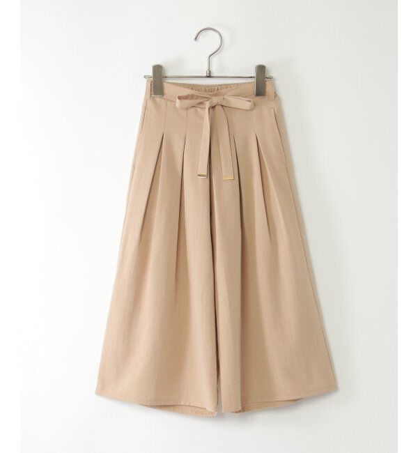 ikka kids「ベルト付きタックワイドパンツ（120~160cm）」|その他|