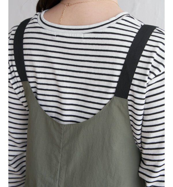 ikka「【2点セット／親子おそろい】ナイロンカーゴキャミワンピースセット」|ワンピース|