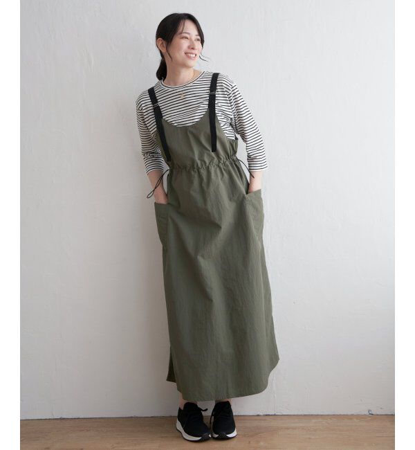 ikka「【2点セット／親子おそろい】ナイロンカーゴキャミワンピースセット」|ワンピース|