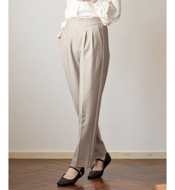 IKKA LOUNGE「【洗濯機で洗える／セットアップ対応】GOKU楽カットソーテーパードパンツ」|その他|