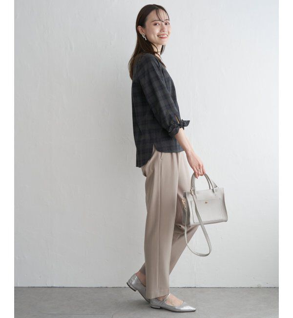 IKKA LOUNGE「【洗濯機で洗える／セットアップ対応】GOKU楽カットソーテーパードパンツ」|その他|