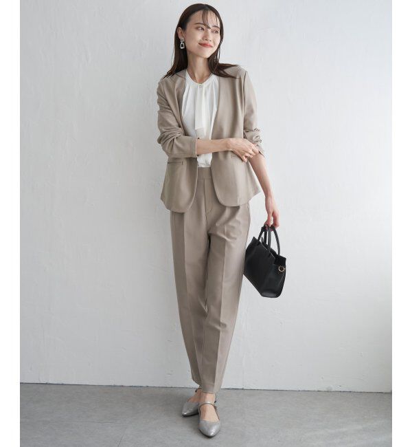 IKKA LOUNGE「【洗濯機で洗える／セットアップ対応】GOKU楽カットソーテーパードパンツ」|その他|