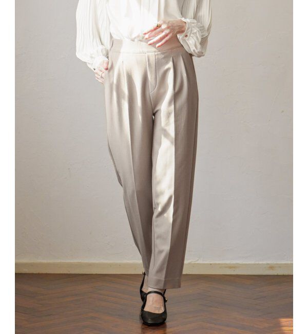 IKKA LOUNGE「【洗濯機で洗える／セットアップ対応】GOKU楽カットソーテーパードパンツ」|その他|