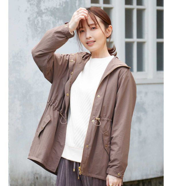 ikka「ハッスイマウンテンパーカ」|ブルゾン・スタジャン|ローズピンク