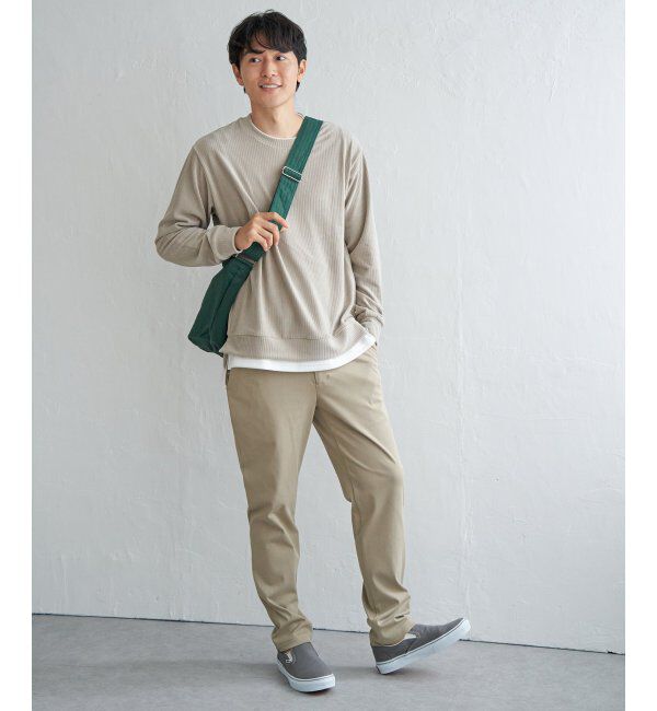 ikka「カットコールフェイクレイヤードプルオーバー」|パーカー|