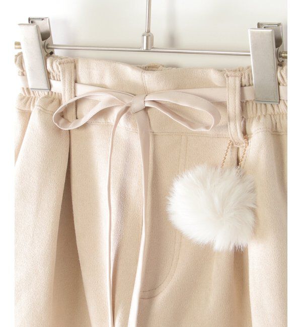 ikka kids「フェイクスエードポンポン付きハーフパンツ（120~160cm）」|その他|