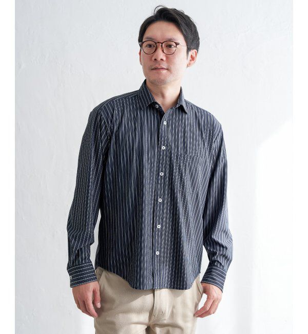 IKKA LOUNGE「【イージーケア／吸水速乾】GOKU楽ワークスイスカラーシャツ」|シャツ・ブラウス|