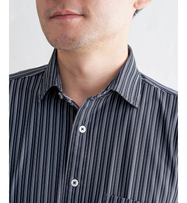 IKKA LOUNGE「【イージーケア／吸水速乾】GOKU楽ワークスイスカラーシャツ」|シャツ・ブラウス|