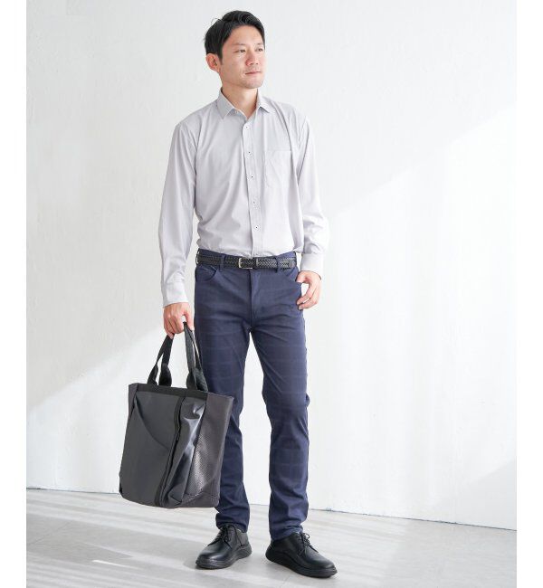 IKKA LOUNGE「【イージーケア／吸水速乾】GOKU楽ワークスイスカラーシャツ」|シャツ・ブラウス|