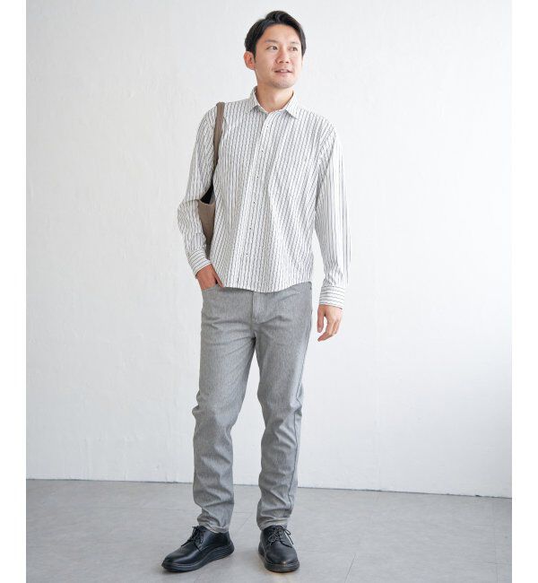 IKKA LOUNGE「【イージーケア／吸水速乾】GOKU楽ワークスイスカラーシャツ」|シャツ・ブラウス|