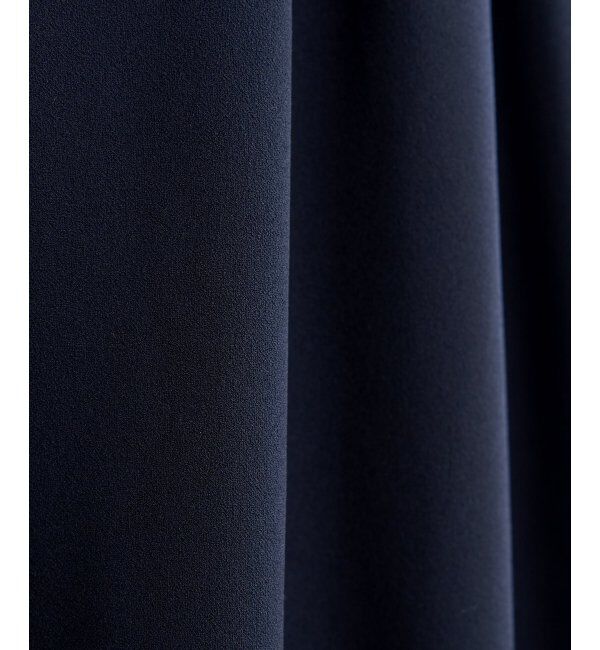 IKKA LOUNGE「カットジョーゼットタックワンピース」|ドレス|