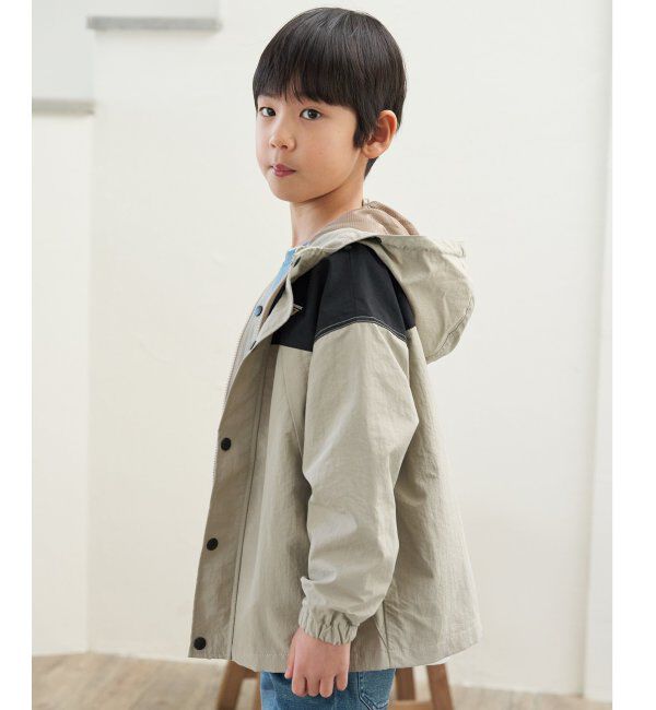ikka kids「裏メッシュ胸切り替えマウンテンパーカー（110~160cm）」|その他|