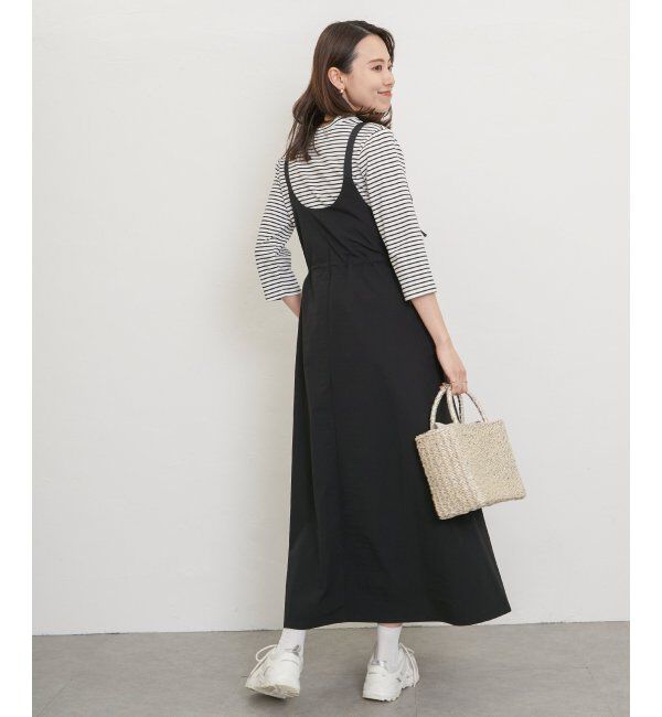 ikka「【2点セット】リップストップカーゴワンピースセット」|ワンピース|