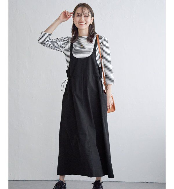 ikka「【2点セット】リップストップカーゴワンピースセット」|ワンピース|