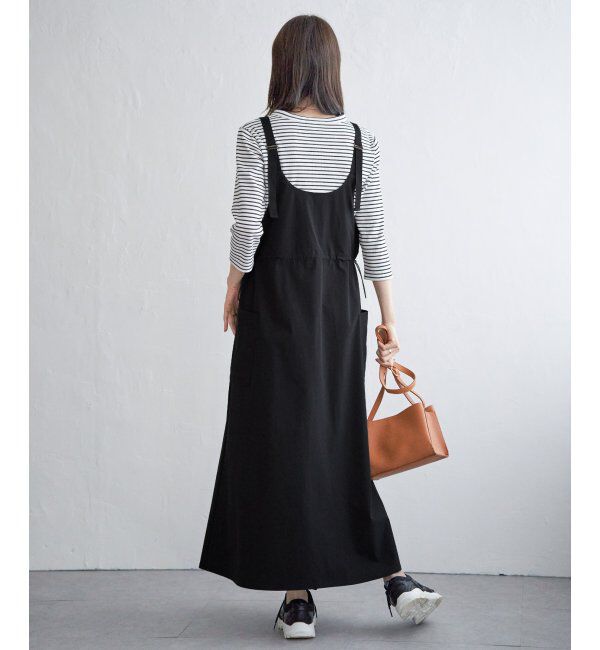 ikka「【2点セット】リップストップカーゴワンピースセット」|ワンピース|