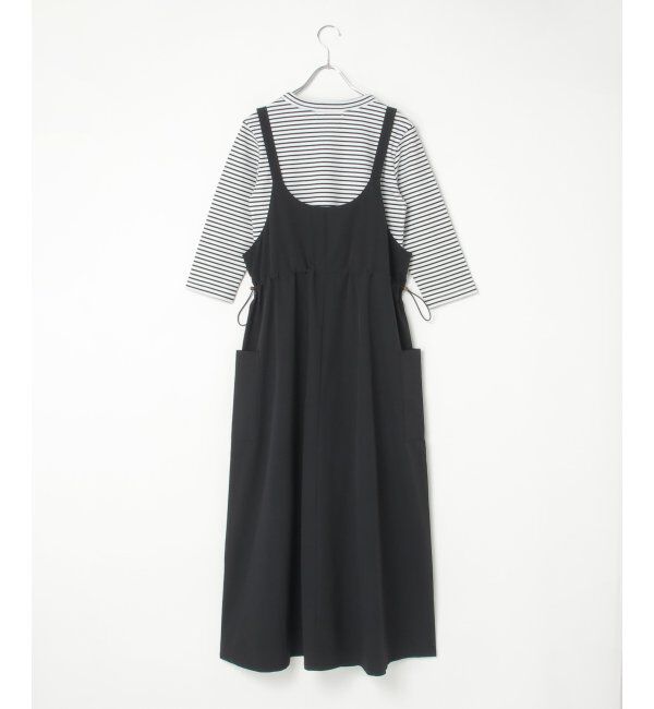 ikka「【2点セット】リップストップカーゴワンピースセット」|ワンピース|