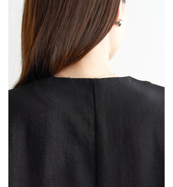 ikka「ノーカラーサイドスリットジレ」|ダウンベスト・ベスト|