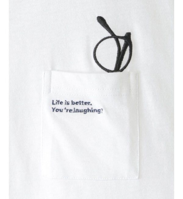 ikka kids「【親子おそろい】メガネポケ裾レイヤーTシャツ（120~160cm）」|Tシャツ・カットソー|