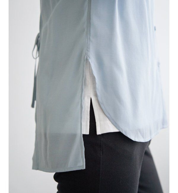 ikka「【雑誌InRed5月号掲載】シアーバックリボンブラウス」|シャツ・ブラウス|