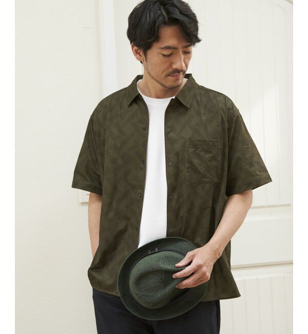 ikka「【吸水速乾／セットアップ対応】GOKU楽AIRレギュラーシャツ」|シャツ・ブラウス|