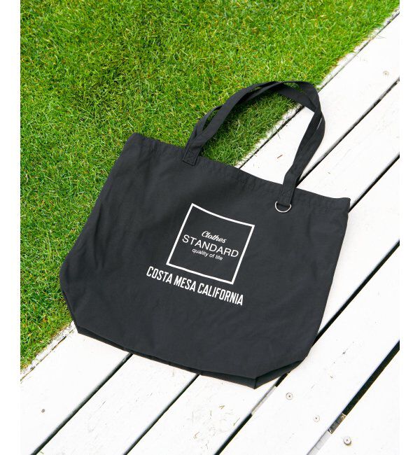 ikka「ナイロンシンプルECOトートバッグ」|その他|ブラック