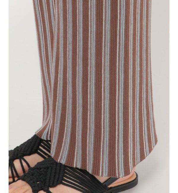 Lbc with Life「ニットストライプパンツ」|その他|