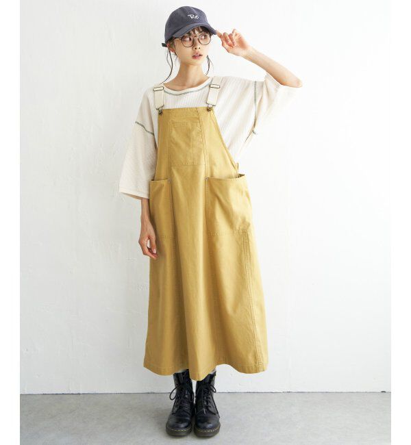 Lbc with Life「バックサテンワークジャンスカ」|ワンピース|