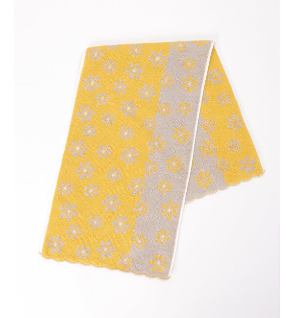 Lbc with Life「ランダム花柄スリムフェイスタオル」|タオル|