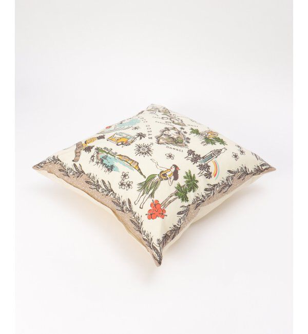 Lbc with Life「クッションカバー ハワイマップ」|クッション・クッションカバー|