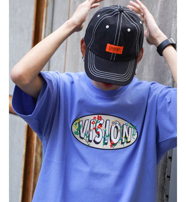 VENCE share style「ＵＯ　ヘリンボーン配色ステッチキャップ」|その他|ブラック