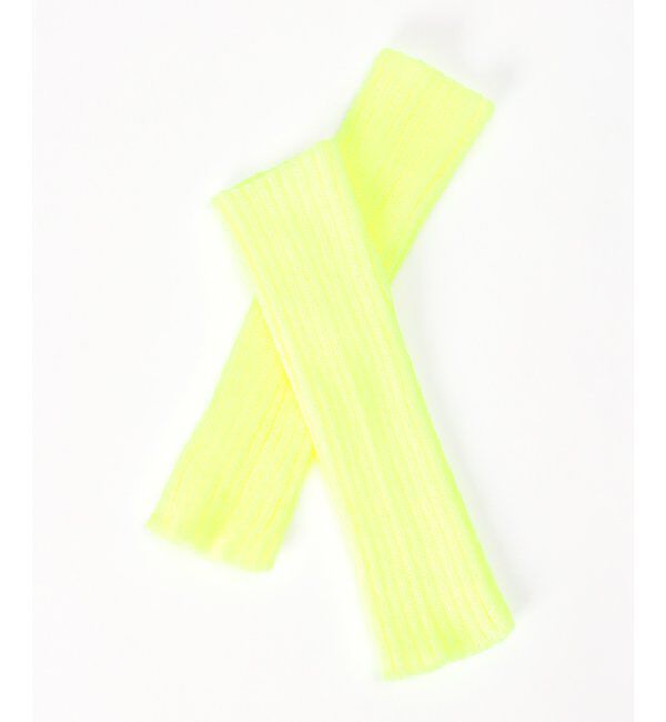 VENCE share style「リブアームウォーマー」|その他|ライトイエロー