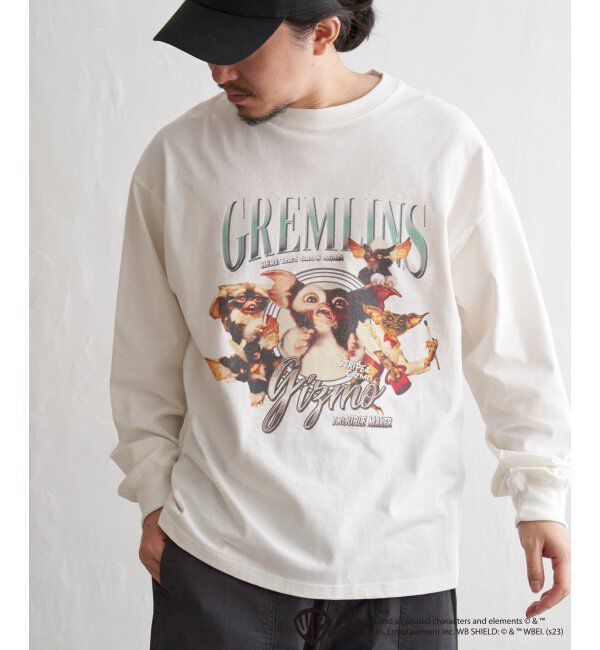VENCE share style「GREMLINS グレムリン コラージュプリントロンT」|Tシャツ・カットソー|ホワイト