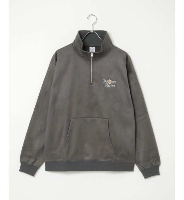 VENCE share style「フェイクスウェードヒゲ刺繍ハーフZIP」|その他|