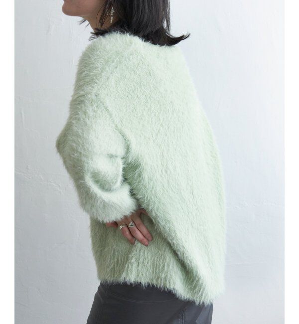 VENCE share style「シャギーニットカーディガン」|カーディガン|