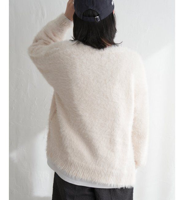 VENCE share style「シャギーニットカーディガン」|カーディガン|