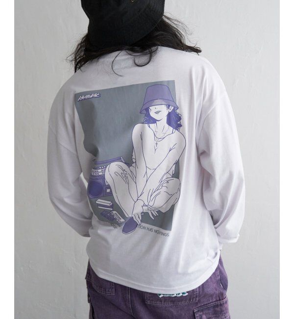 VENCE share style「ガールズフォトプリントロンTシャツ」|Tシャツ・カットソー|オフホワイト