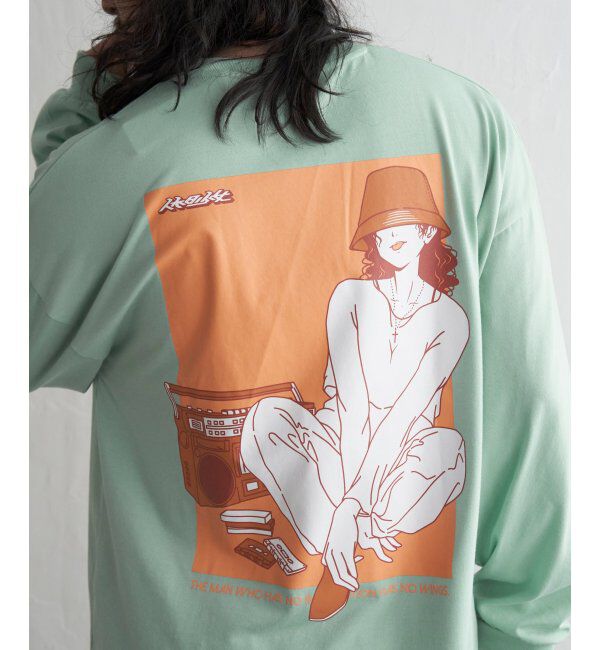 VENCE share style「ガールズフォトプリントロンTシャツ」|Tシャツ・カットソー|グリーン