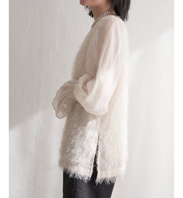 VENCE share style「シャギーノースリーブ」|ニット・セーター|