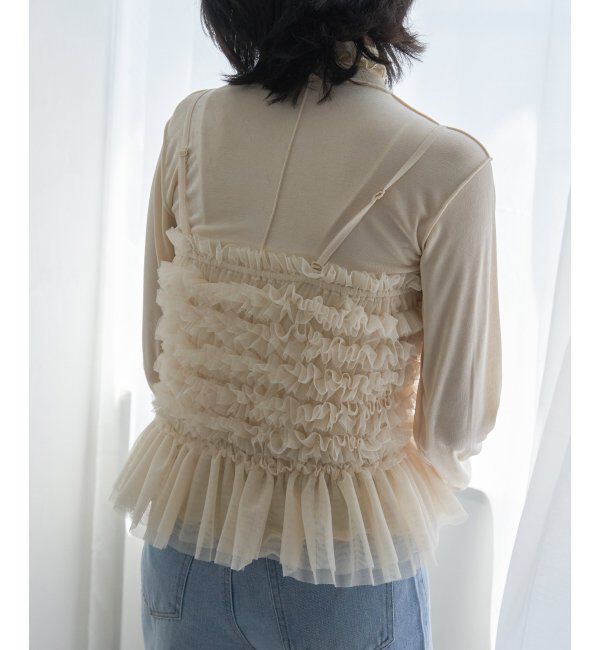 VENCE share style「チュールキャミソール」|タンクトップ|