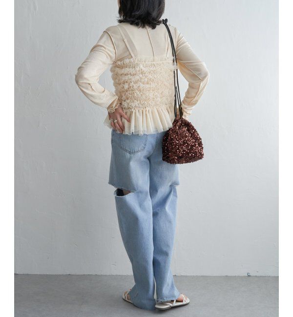 VENCE share style「チュールキャミソール」|タンクトップ|