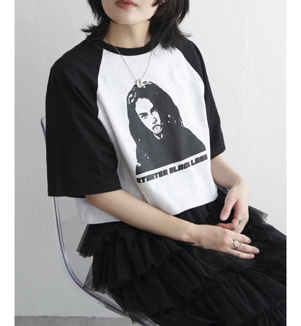 VENCE share style「STARTER BLACK LABEL スターターブラックレーベル ショートラグランTシャツ」|Tシャツ・カットソー|オフホワイト