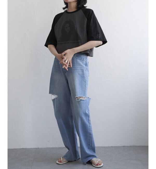 VENCE share style「STARTER BLACK LABEL スターターブラックレーベル ショートラグランTシャツ」|Tシャツ・カットソー|