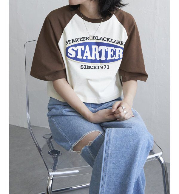 VENCE share style「STARTER BLACK LABEL スターターブラックレーベル ショートラグランTシャツ」|Tシャツ・カットソー|