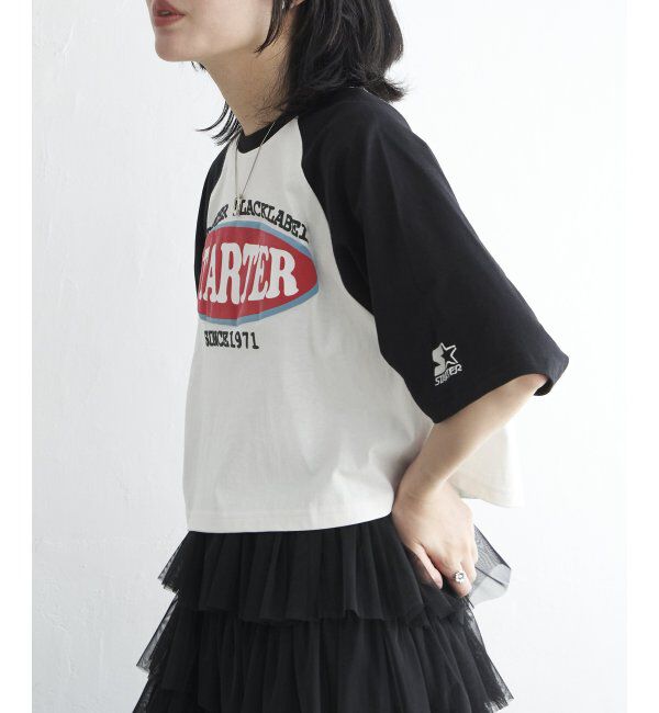 VENCE share style「STARTER BLACK LABEL スターターブラックレーベル ショートラグランTシャツ」|Tシャツ・カットソー|