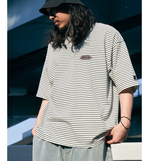 VENCE share style「STARTER BLACK LABEL スターターブラックレーベル ボーダー刺繍Tシャツ」|Tシャツ・カットソー|ソノタA