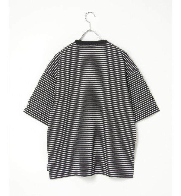 VENCE share style「STARTER BLACK LABEL スターターブラックレーベル ボーダー刺繍Tシャツ」|Tシャツ・カットソー|